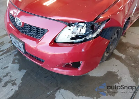 2009 Toyota Corolla Le from USA, damaged, VIN JTDBL40E499089731